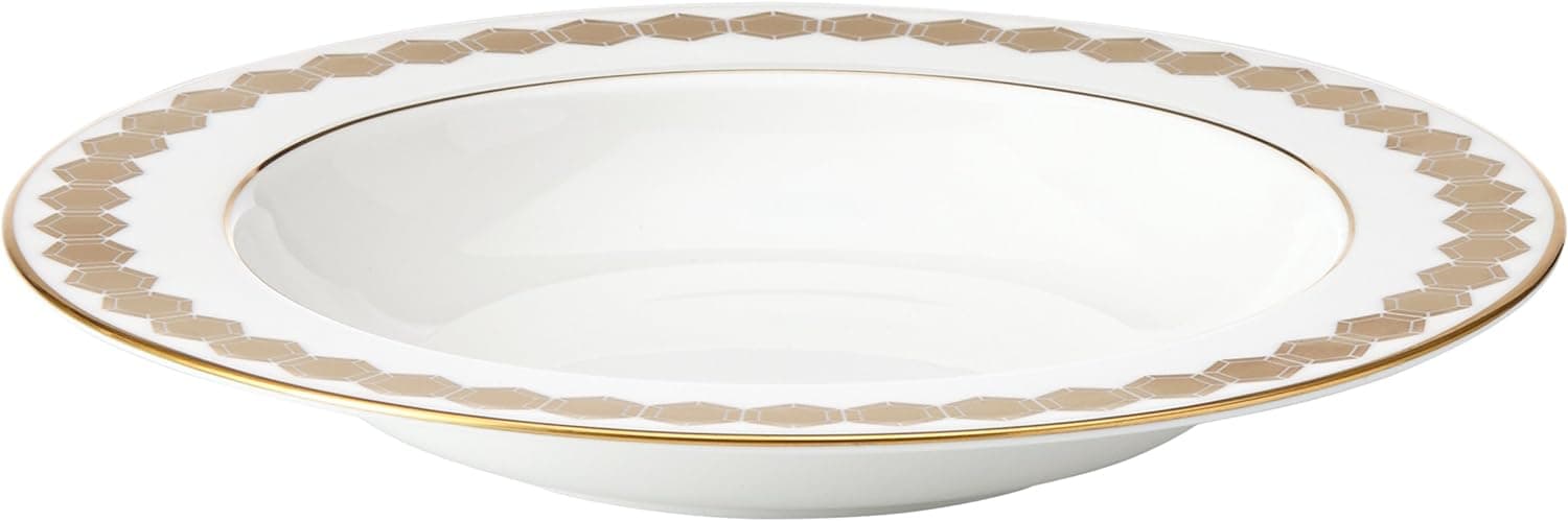 Тарелка LENOX PRISMATIC GOLD 859079 22.8 см 1 шт, фарфор