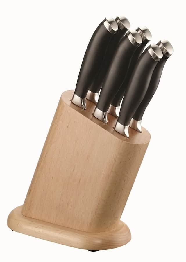 Комплект ножей для стейка на подставке PINTINOX 741000EF 6 шт, нержавеющая сталь